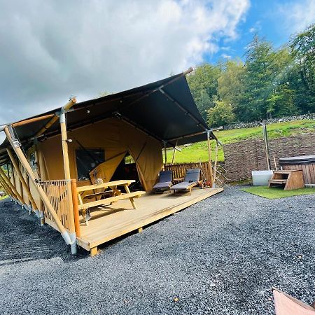 Mountain View Safari Tent With Hot Tub In The Heart Of Snowdonia 돌겔라우 외부 사진