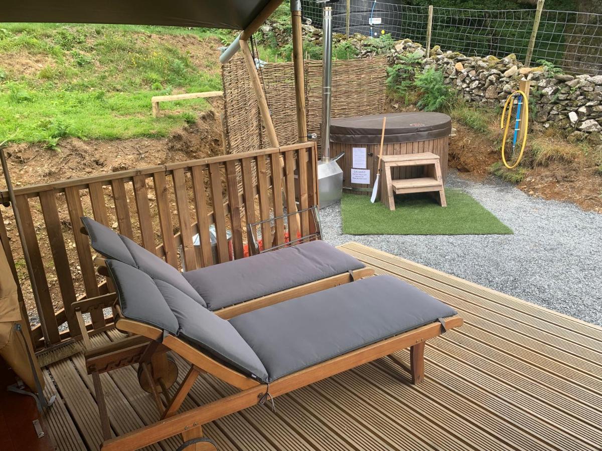 Mountain View Safari Tent With Hot Tub In The Heart Of Snowdonia 돌겔라우 외부 사진