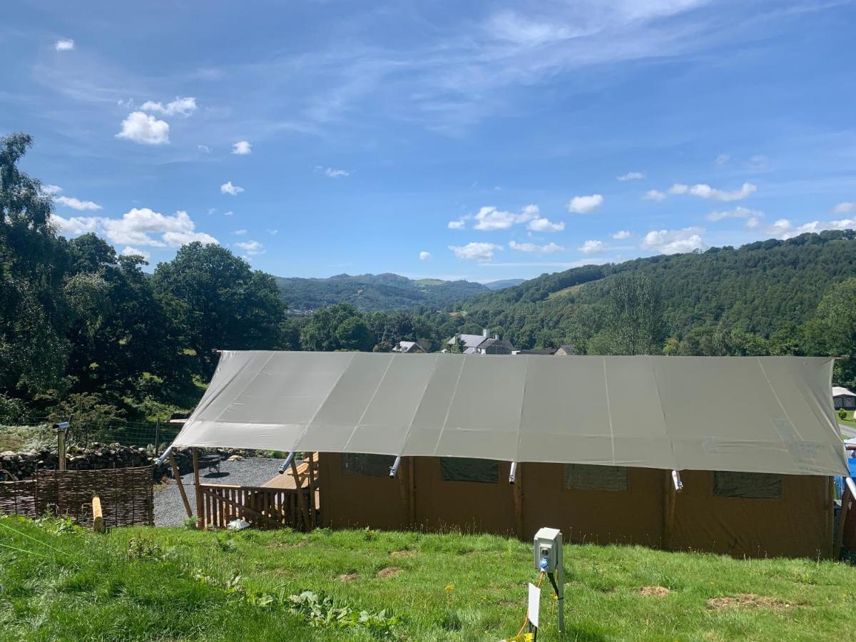 Mountain View Safari Tent With Hot Tub In The Heart Of Snowdonia 돌겔라우 외부 사진