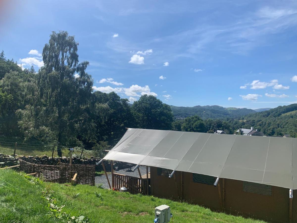 Mountain View Safari Tent With Hot Tub In The Heart Of Snowdonia 돌겔라우 외부 사진