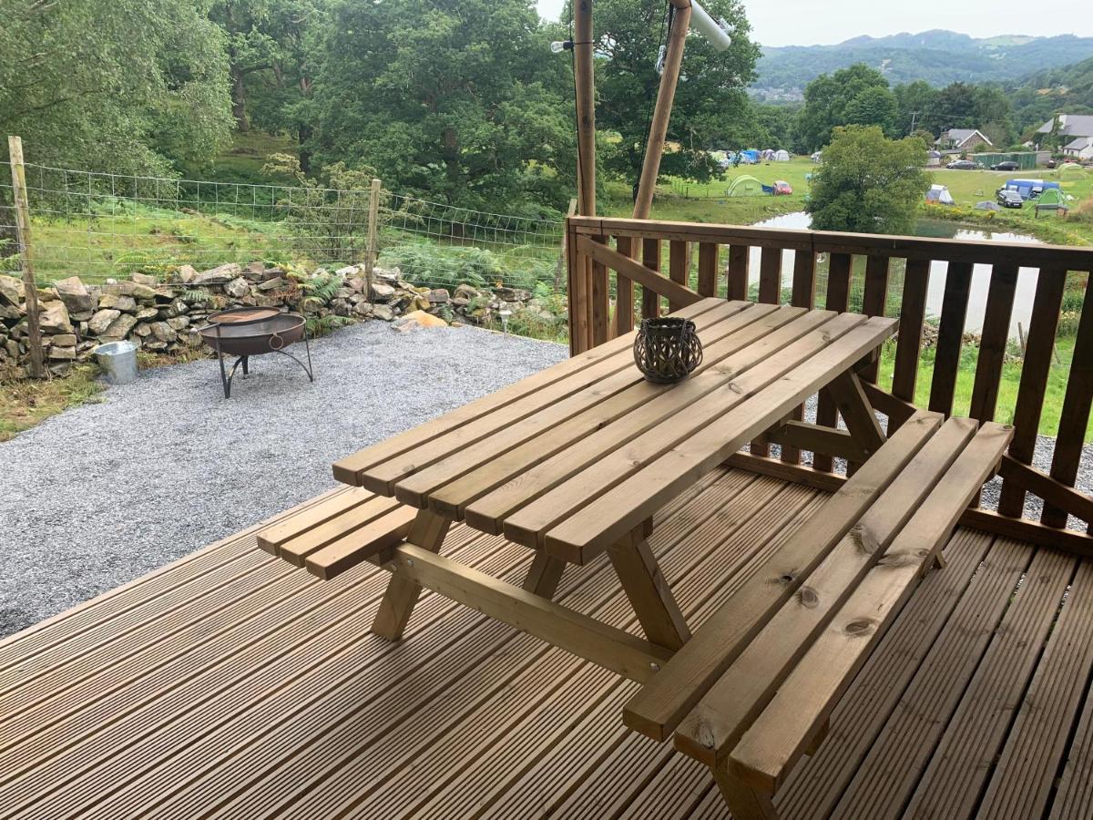 Mountain View Safari Tent With Hot Tub In The Heart Of Snowdonia 돌겔라우 외부 사진