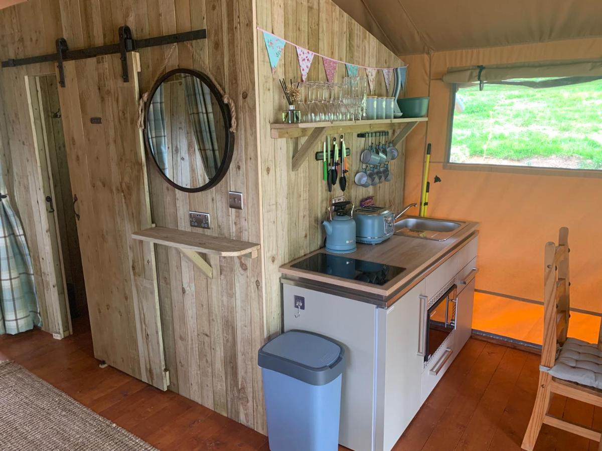 Mountain View Safari Tent With Hot Tub In The Heart Of Snowdonia 돌겔라우 외부 사진