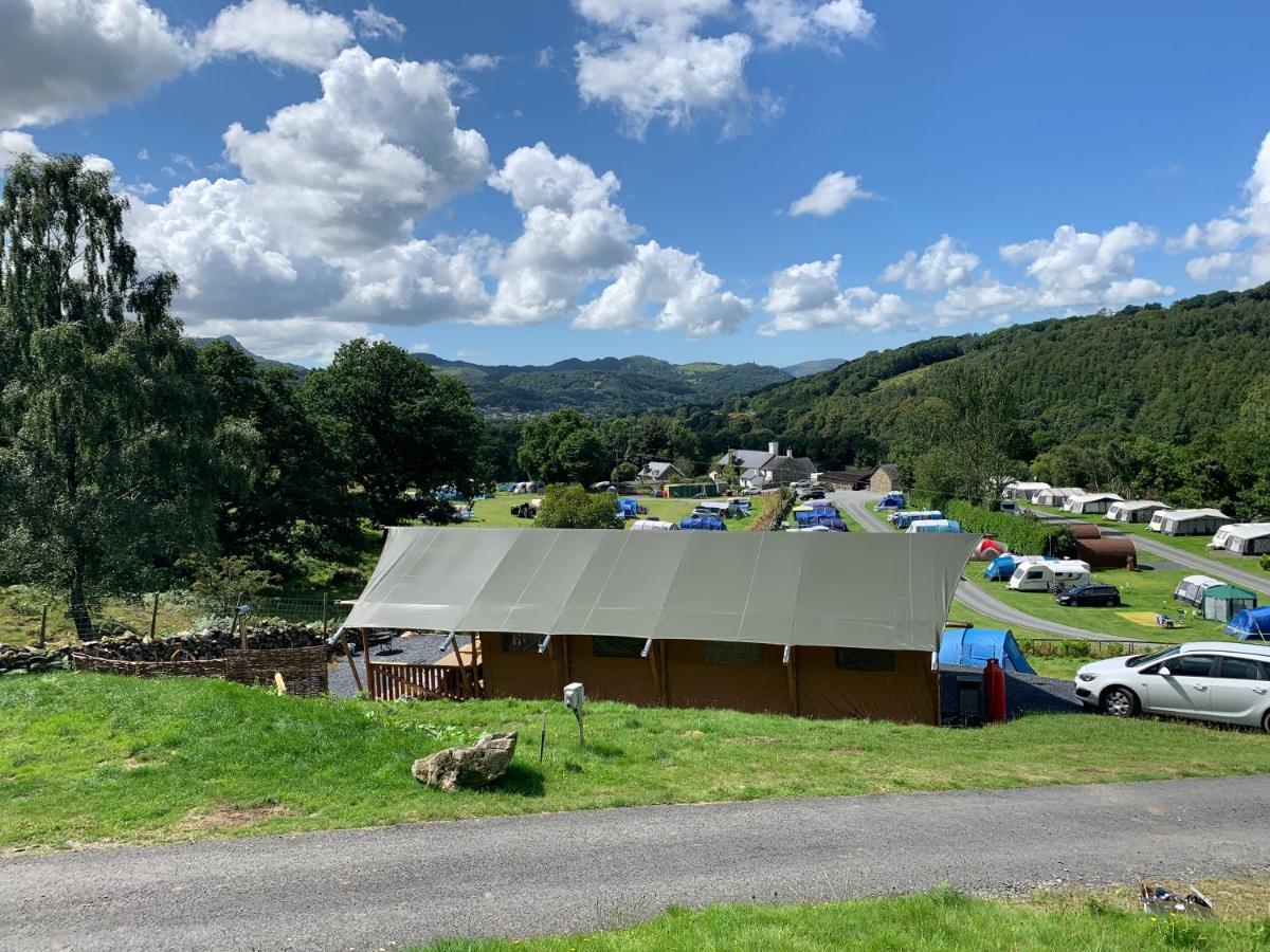 Mountain View Safari Tent With Hot Tub In The Heart Of Snowdonia 돌겔라우 외부 사진