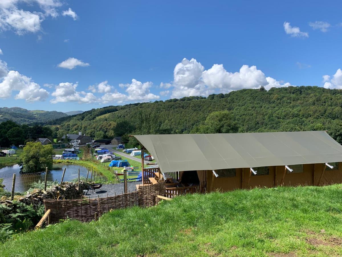 Mountain View Safari Tent With Hot Tub In The Heart Of Snowdonia 돌겔라우 외부 사진