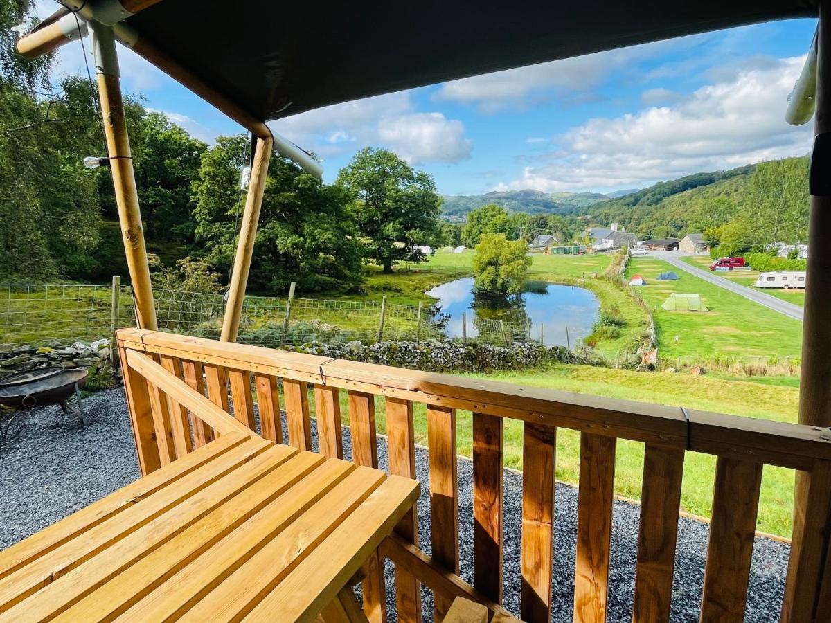 Mountain View Safari Tent With Hot Tub In The Heart Of Snowdonia 돌겔라우 외부 사진